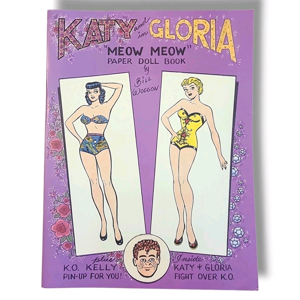 Katy Keene & Gloria Paper Doll Book Bill Woggon Archie Comics Vintage‎ Uncut
